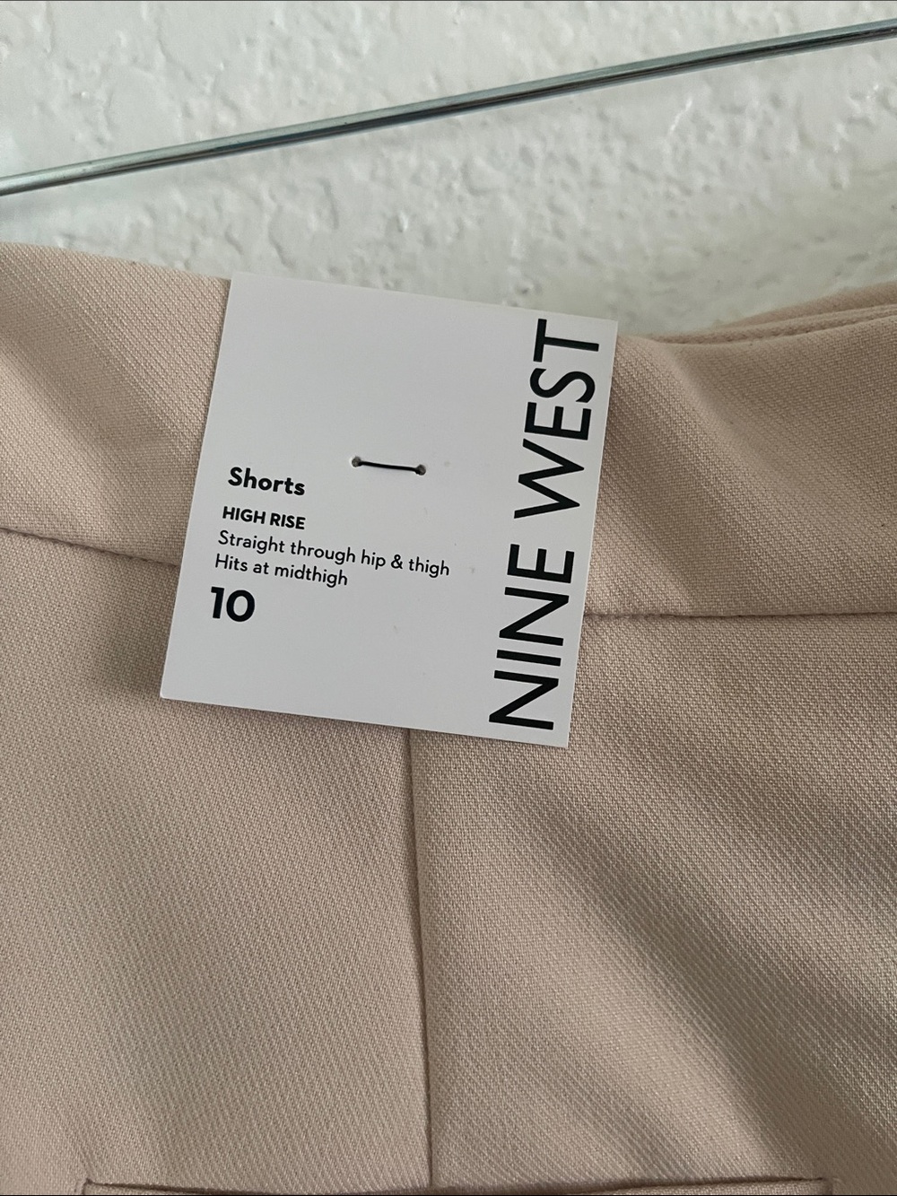 Nine West Beige Longline Blazer and shorts set - Picture 7 of 8